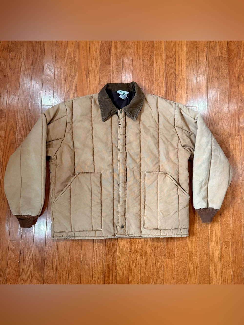 Vintage Key Imperial Mens 2XL XXL Work Jacket Duck Canvas Quilted Chore Coat USA
